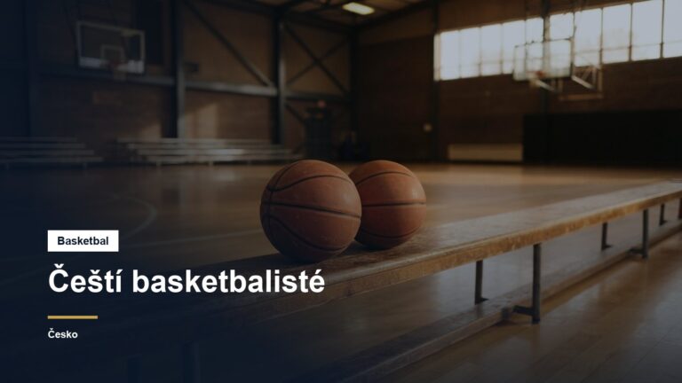 Basketbalové míče na lavičce u hřiště