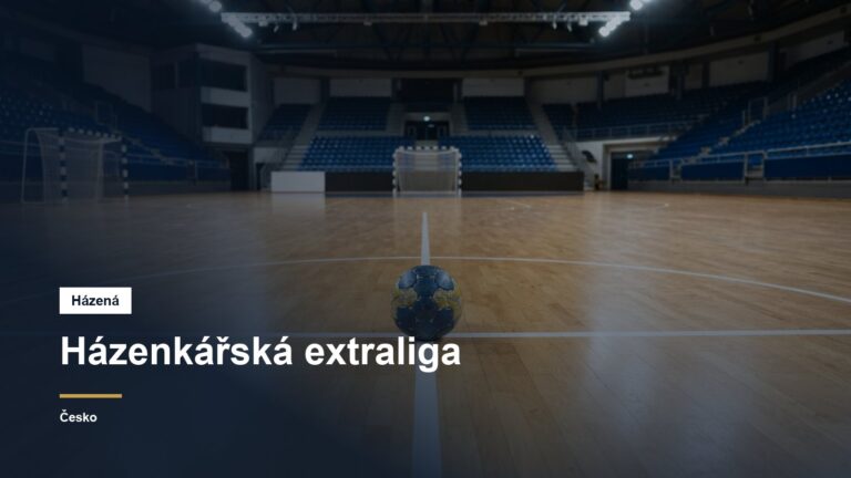 Házenkářský míč uprostřed prázdné haly
