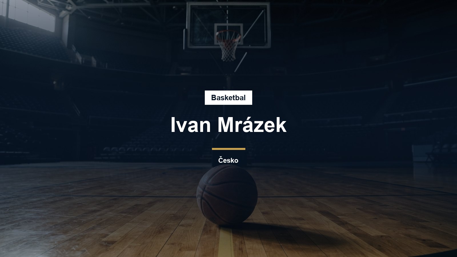 Basketbalový míč pod košem
