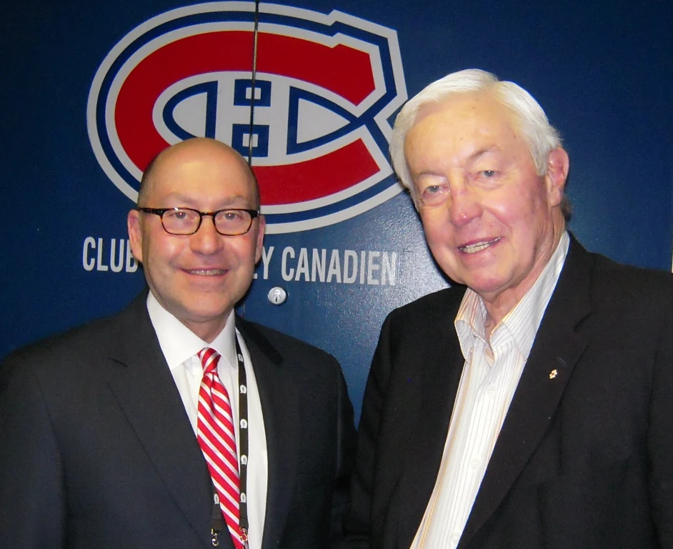 Jean Béliveau a velvyslanec David Jacobson – archivní fotografie