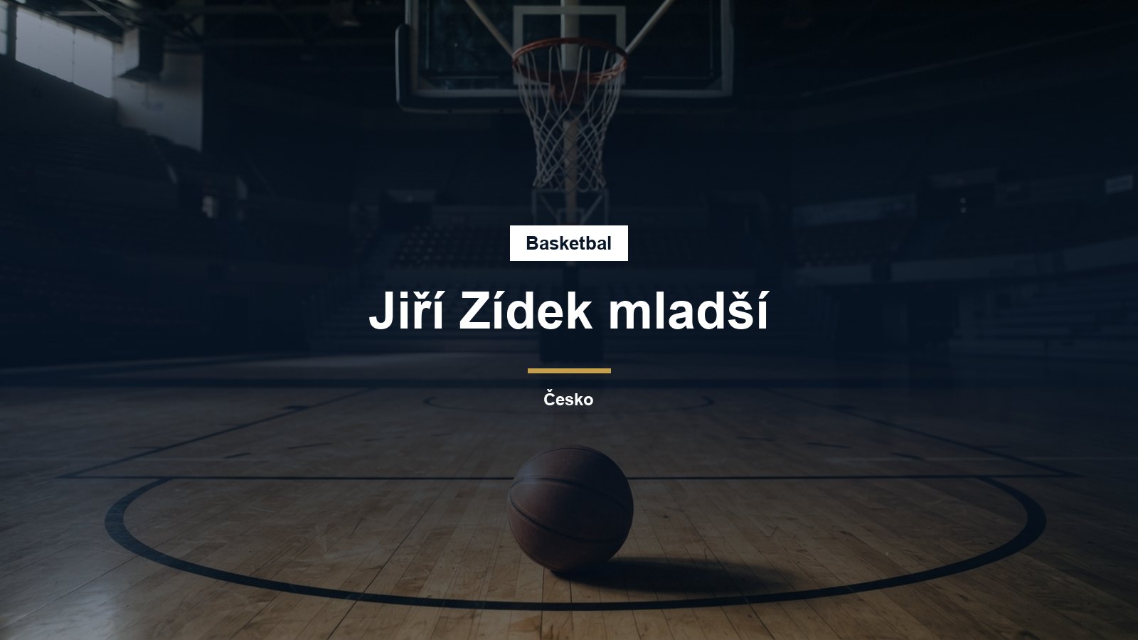 Basketbalový míč pod košem