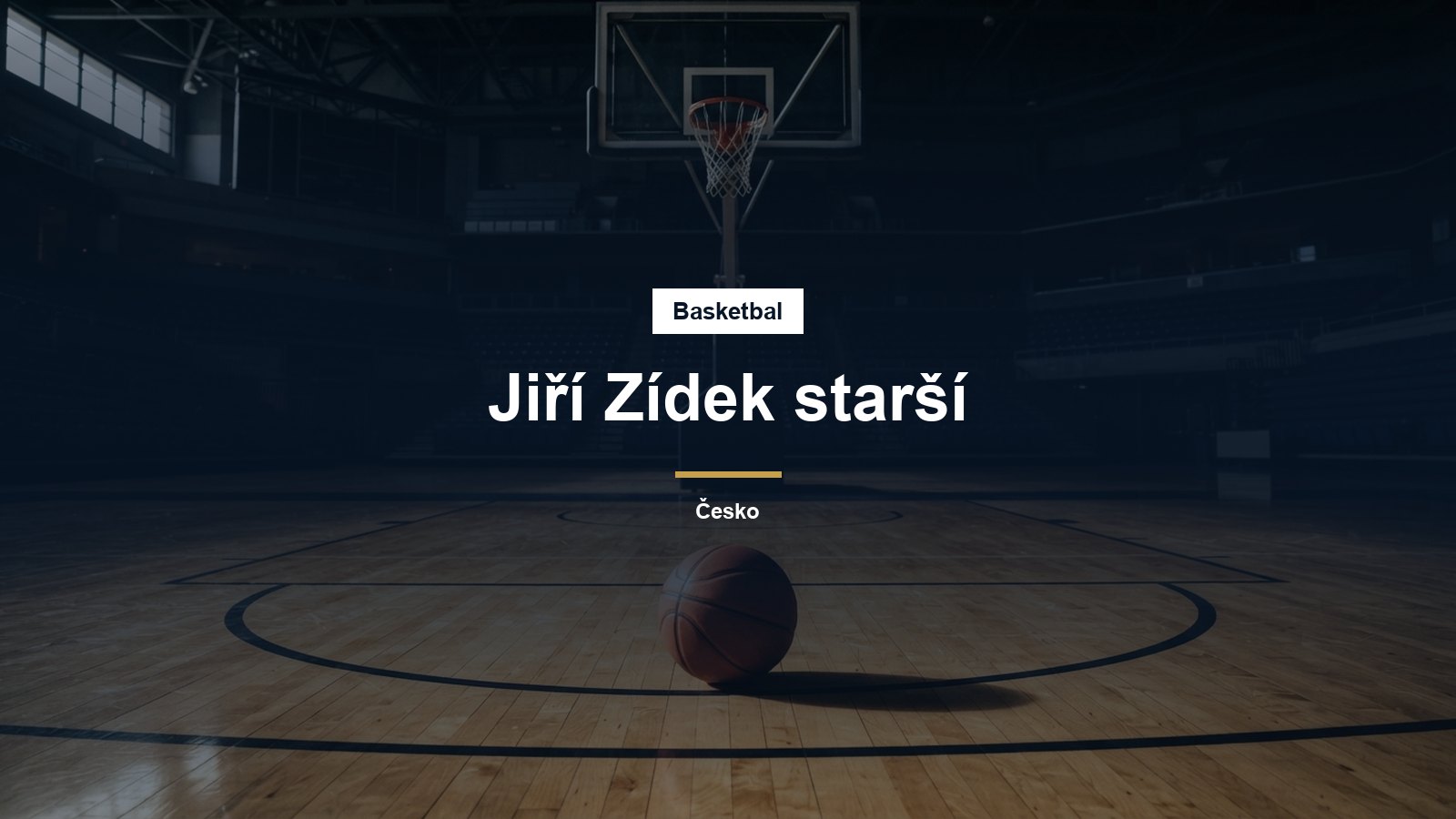 Basketbalový míč pod košem