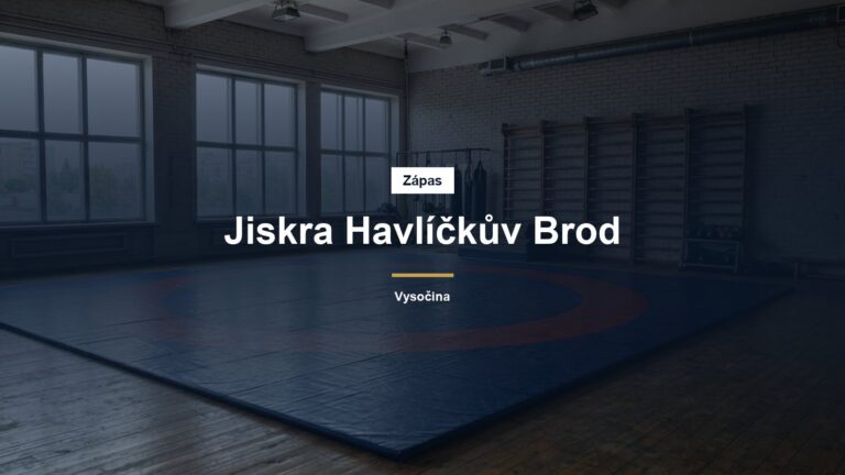 Zápasnická tělocvična s trvale položenou žíněnkou