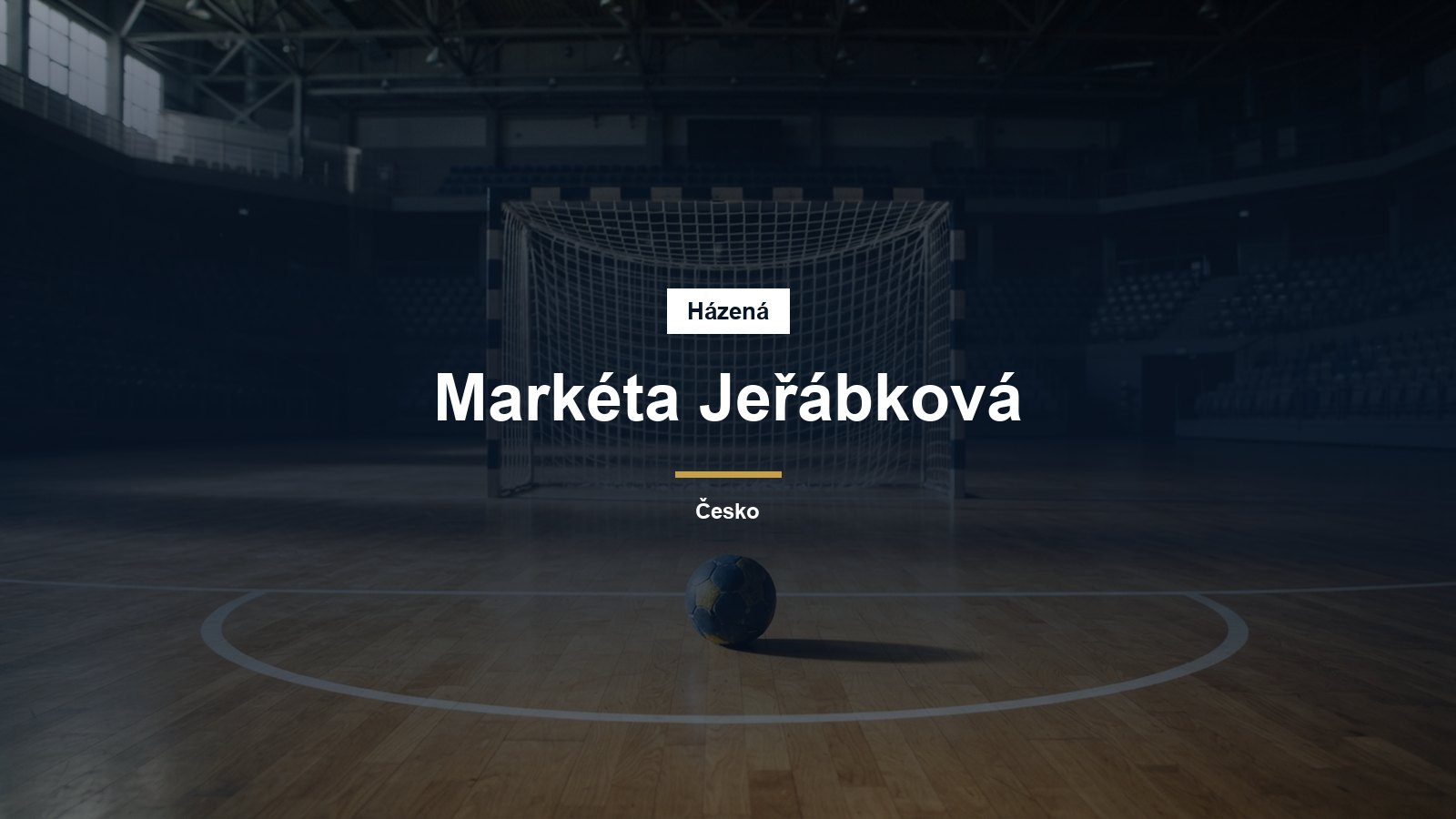 Házenkářský míč před brankou