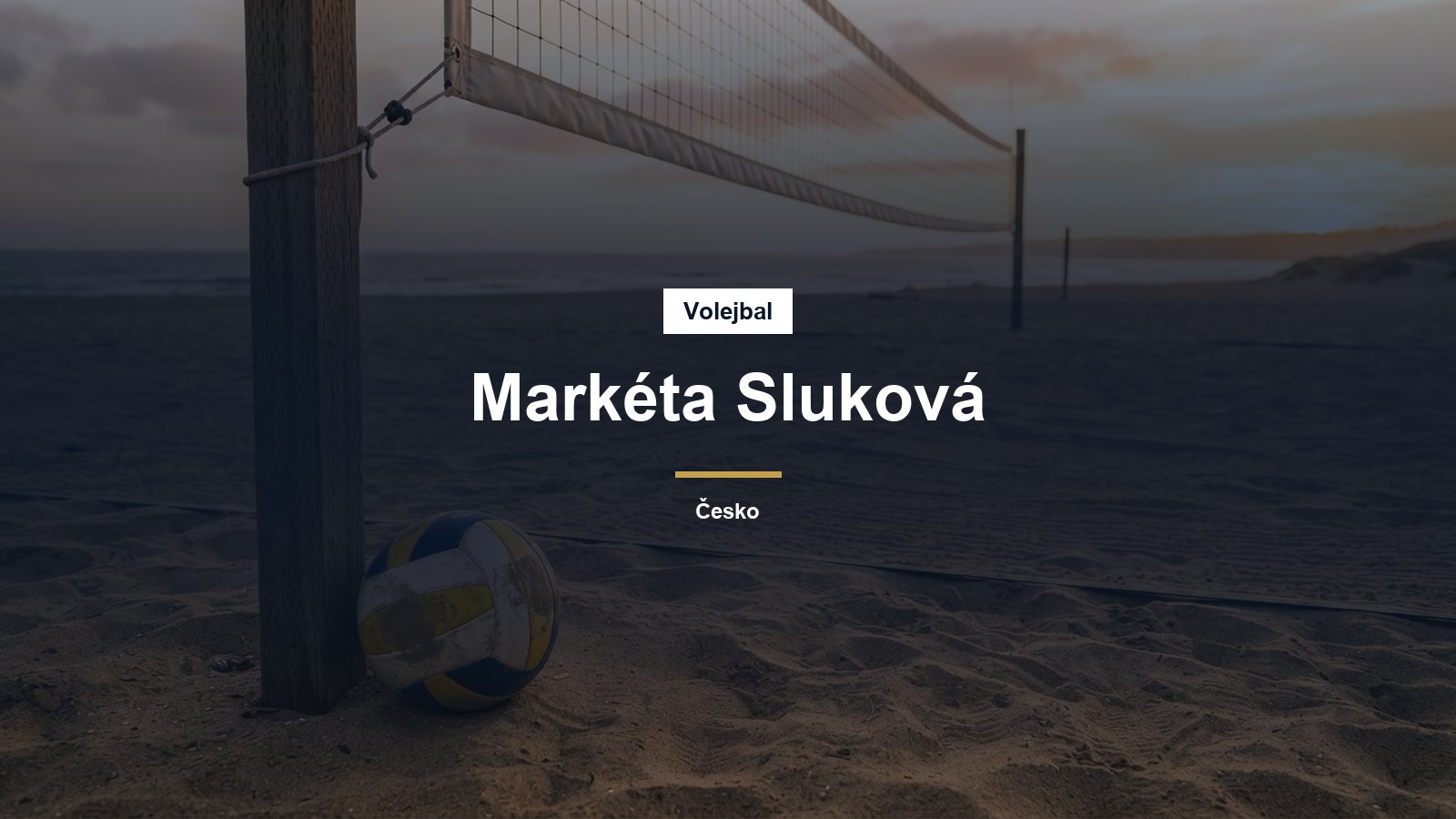 Volejbalový míč na písku u sítě