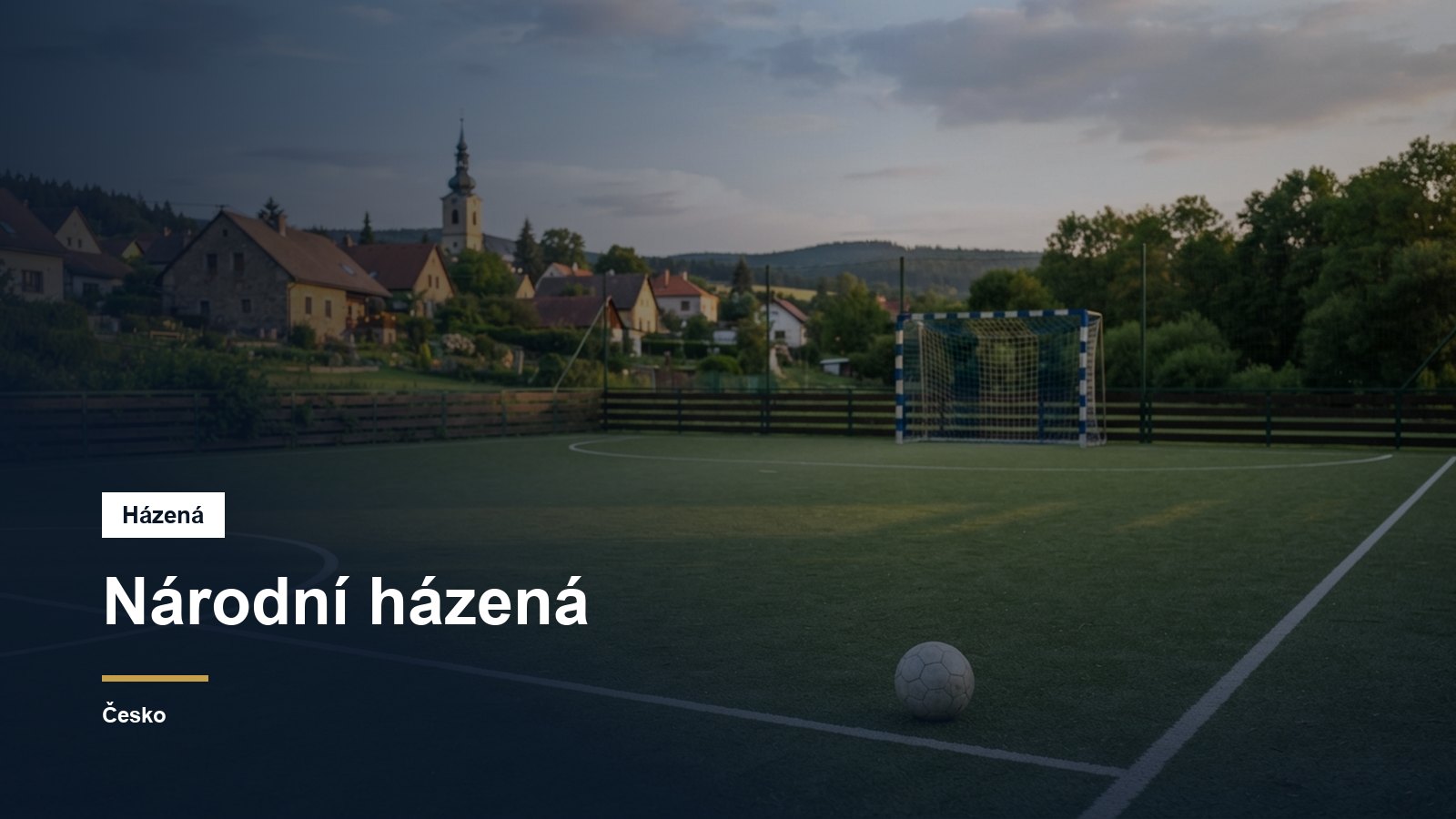 Venkovní hřiště na národní házenou