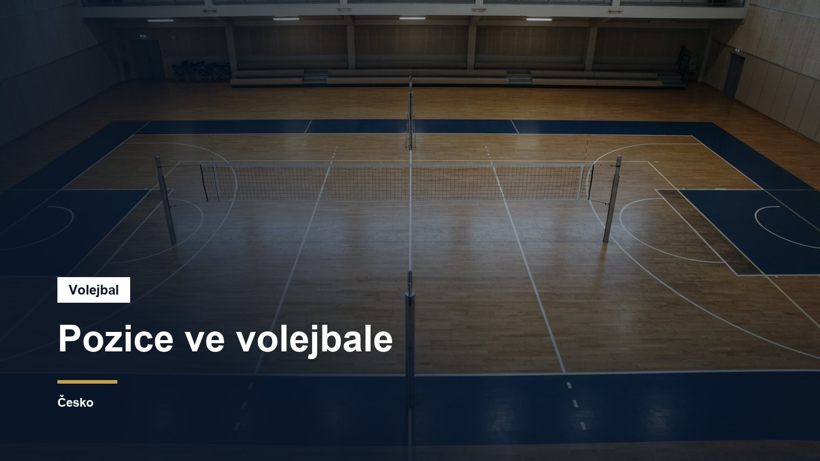 Volejbalové hřiště shora