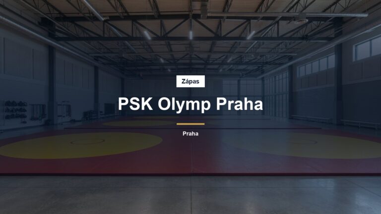 Zápasnická hala s několika žíněnkami vedle sebe