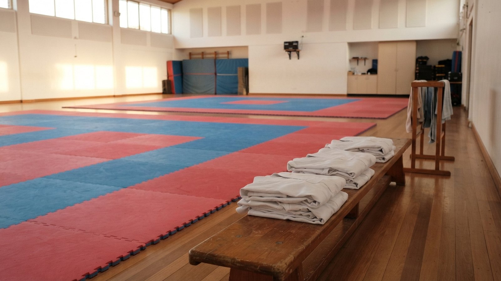Sportovní centrum s taekwondo žíněnkami